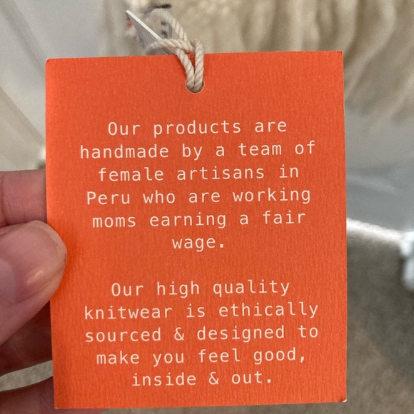 Shit that I knit Trowbridge Scarf White Lie Cream - Picture 11 of 12